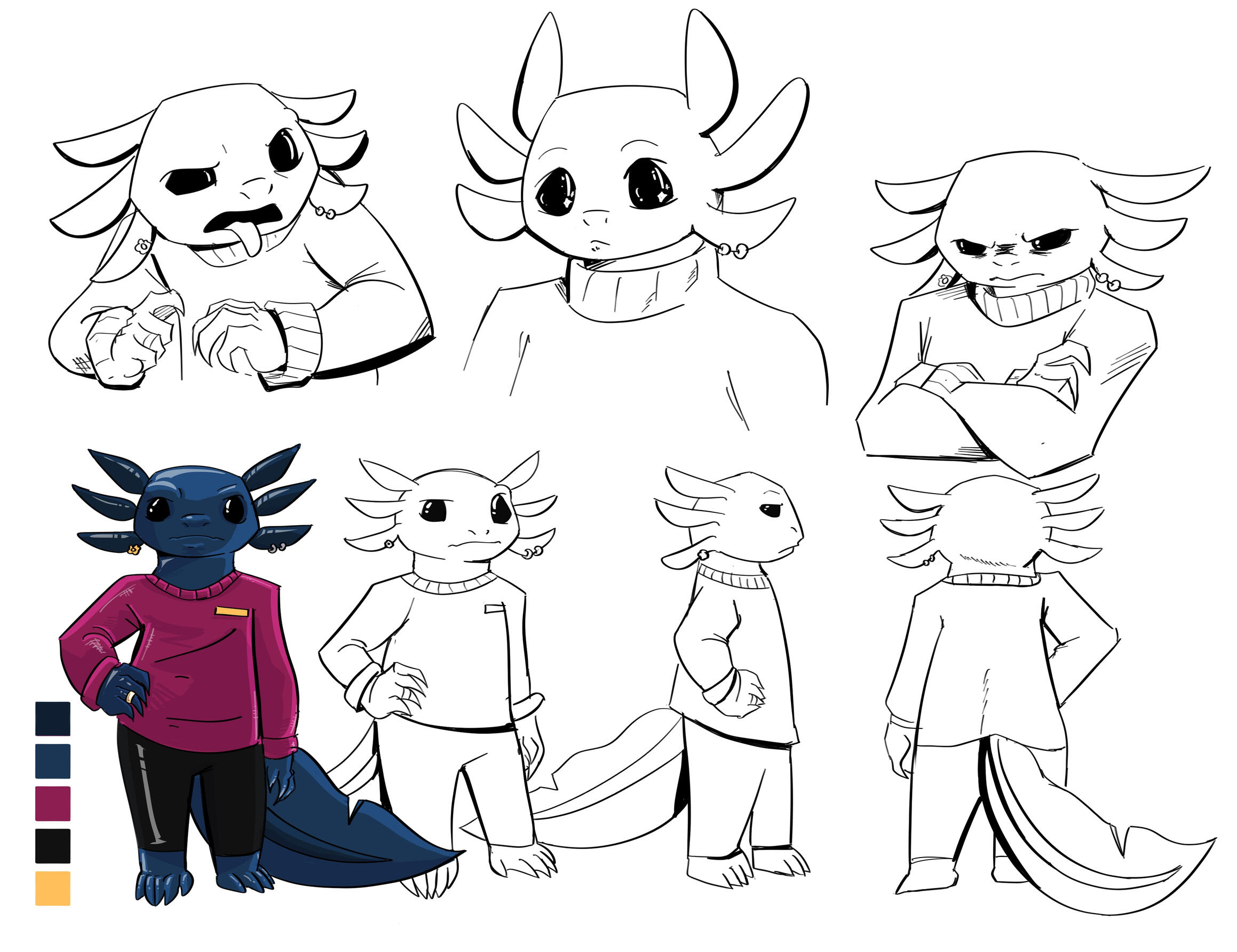 Melanie Character Turnaround (2025)
