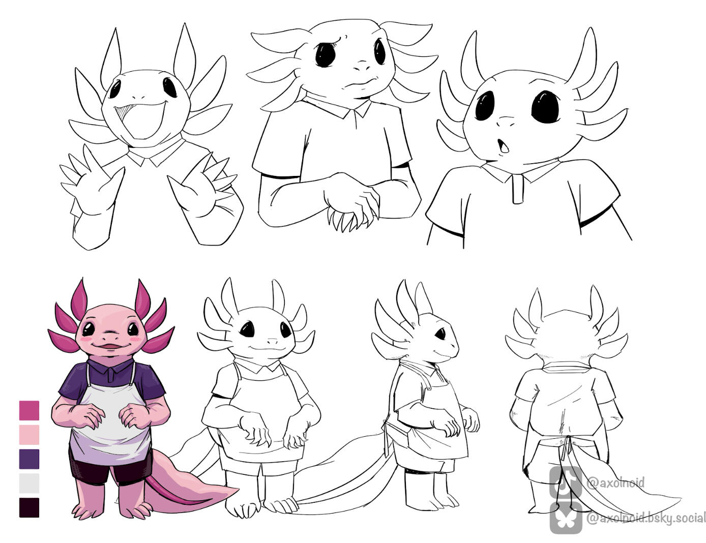 Amybstonia Character Turnaround (2025)